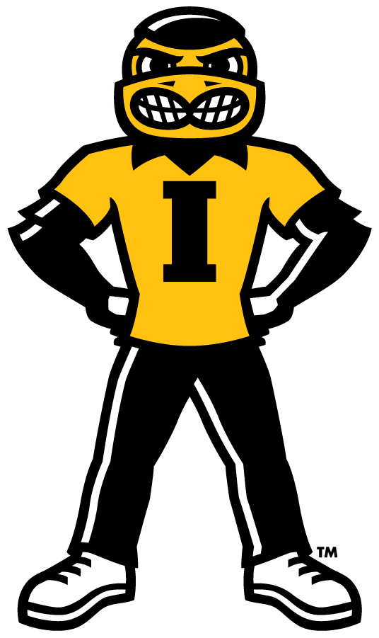 Iowa Hawkeyes 2013-Pres Mascot Logo v3 t shirts iron on transfers